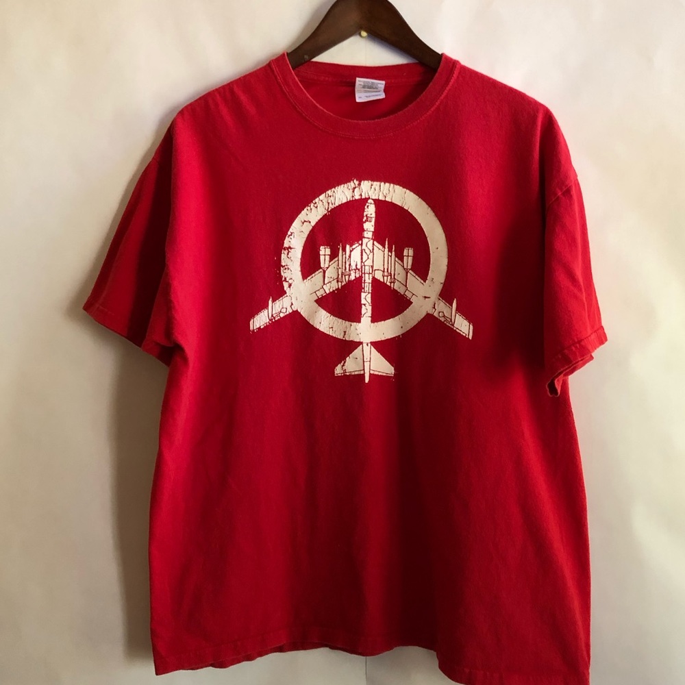 Peace Plane T-Shirt Men's XL. SOLD